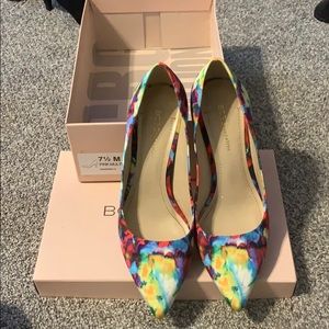 BCBG Pink Multi Pumps 7.5